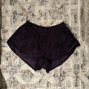 lululemon athletica Black Camo Athletic Shorts
